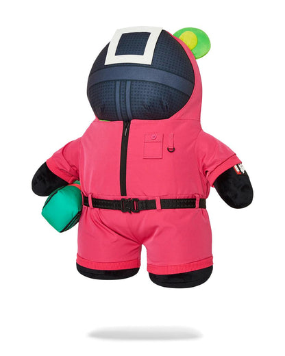 SQUID GAME COLLAB PINK SOLDIERS BEAR BACKPACK | Sprayground Signature