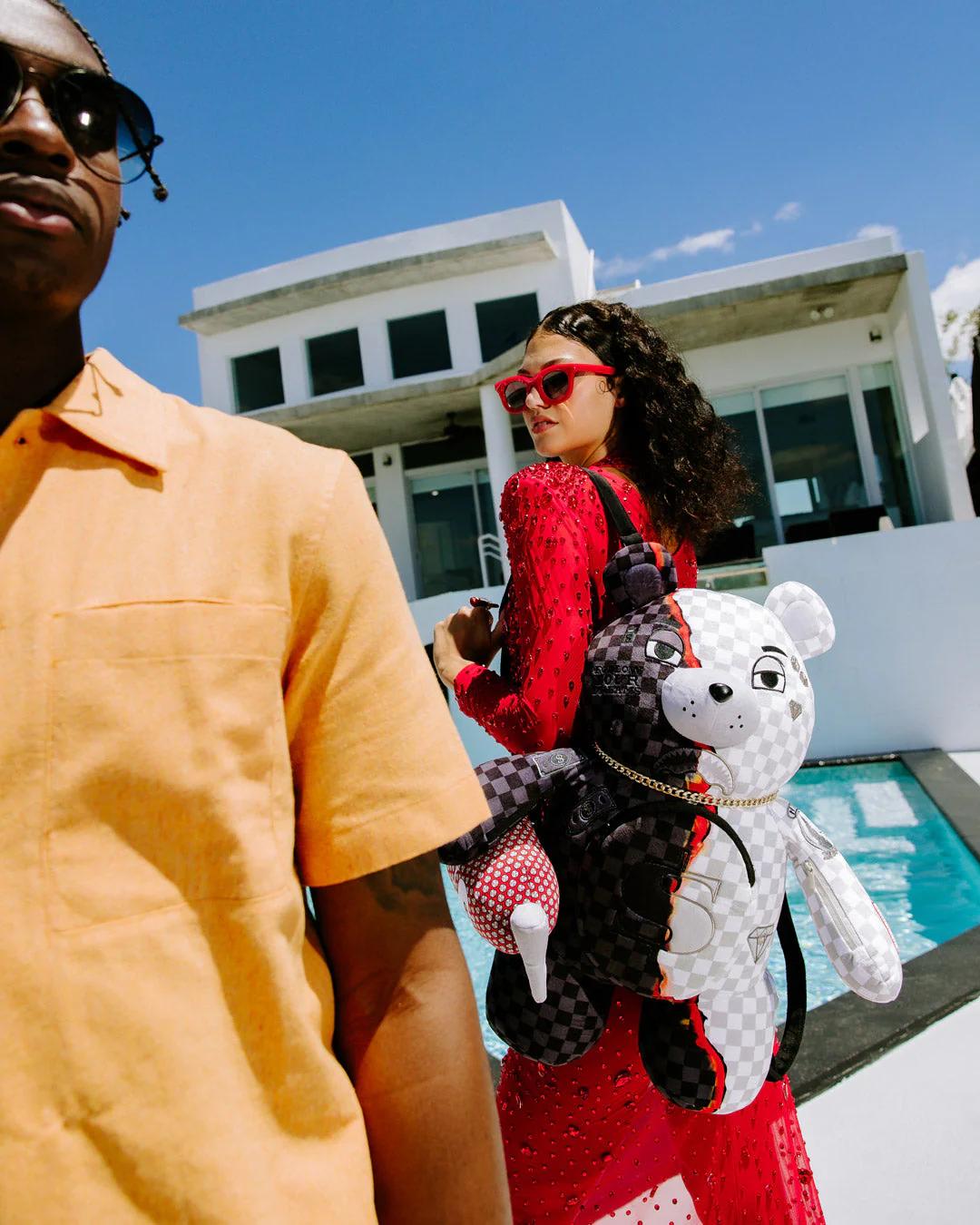 RING OF FIRE MONEYBEAR TEDDYBEAR BACKPACK | Sprayground Trending
