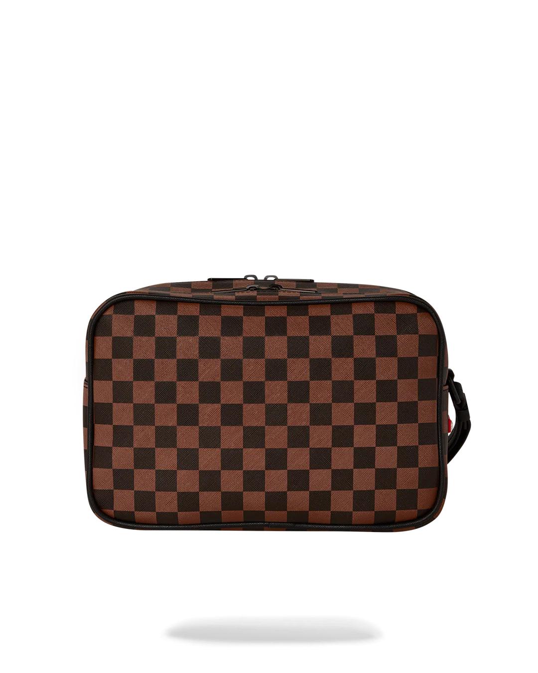 SHARKS IN PARIS CLEAR FOR TAKEOFF TOILETRY BAG | Sprayground Featured