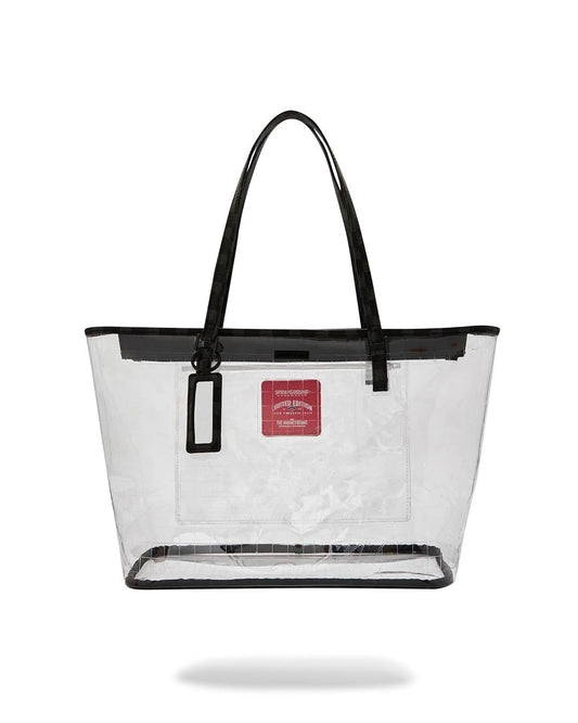 FULLY CLEAR SHARKS IN PARIS TOTE | Sprayground Everyday
