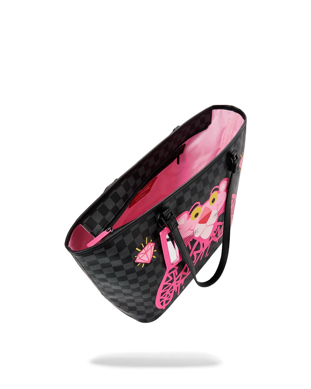 PINK PANTHER DIAMOND SHARK TOTE | Sprayground Trending