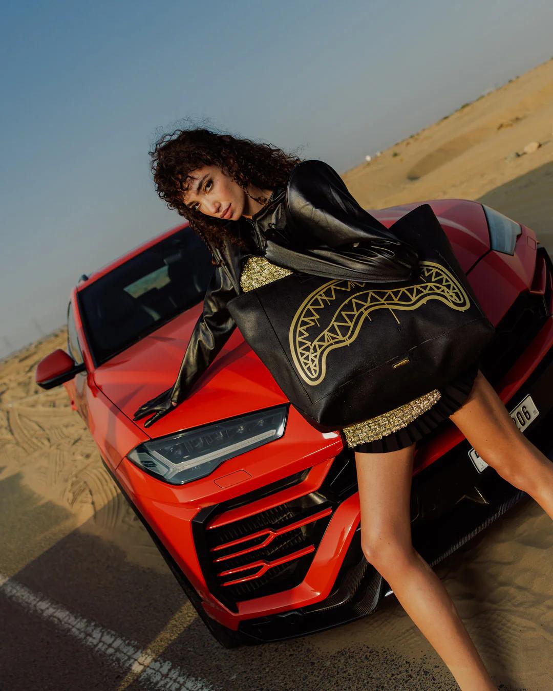 GOLD FANG BEACH TOTE | Sprayground Signature