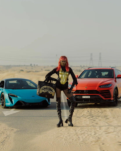 GOLD FANG BEACH TOTE | Sprayground Signature