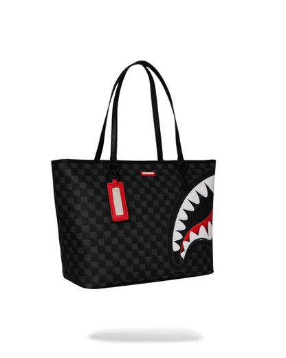 SHARKS IN PARIS HYPER PUFF TOTE | Sprayground Classic