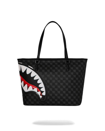 SHARKS IN PARIS HYPER PUFF TOTE | Sprayground Classic