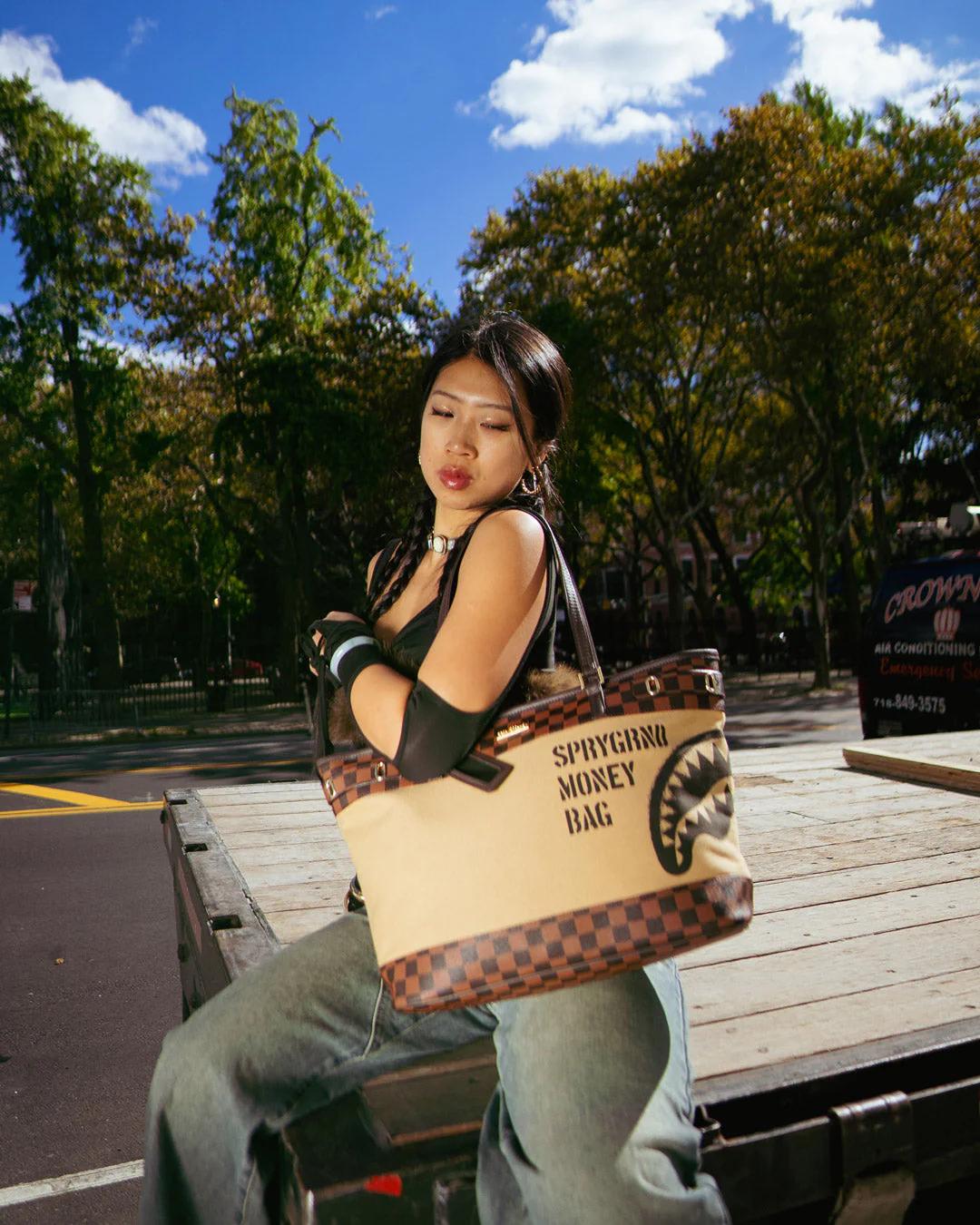 SPRAYGROUND MONEY BAG TOTE | Sprayground Great Value