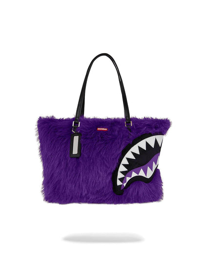 FURZILLA SHARK (PURP) TOTE | Sprayground Best Seller