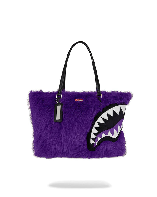 FURZILLA SHARK (PURP) TOTE | Sprayground Best Seller