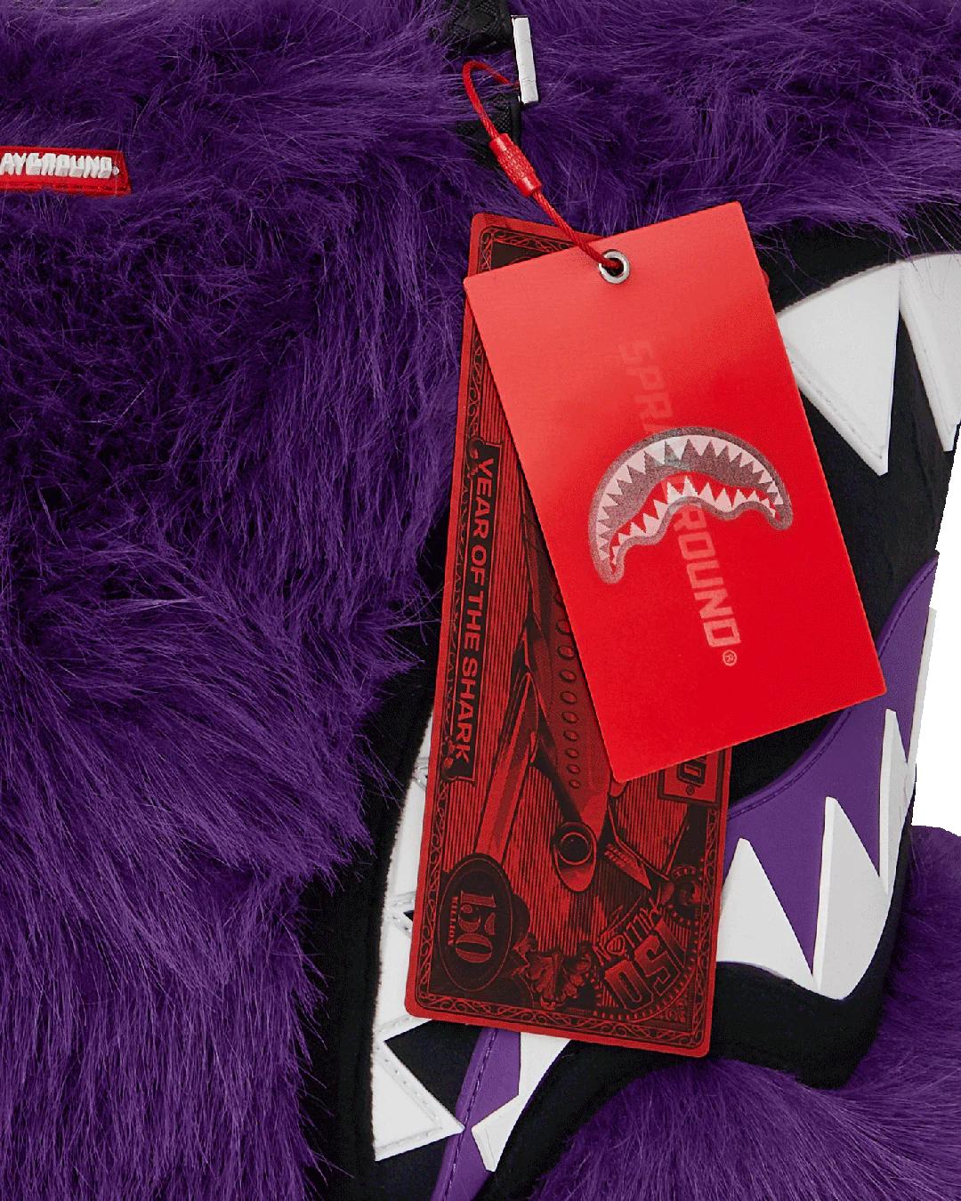 FURZILLA SHARK (PURP) TOTE | Sprayground Best Seller
