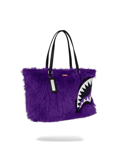 FURZILLA SHARK (PURP) TOTE | Sprayground Best Seller