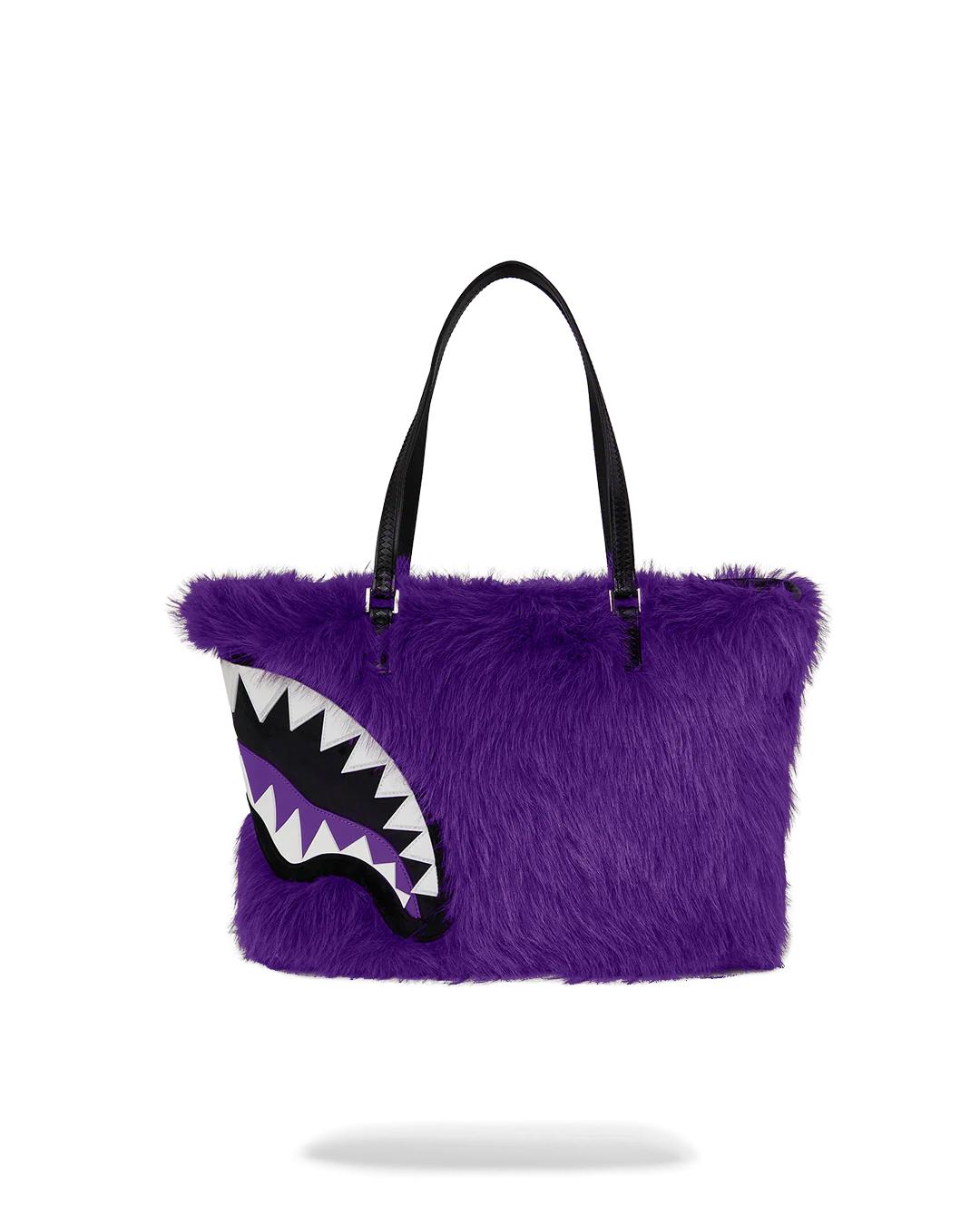 FURZILLA SHARK (PURP) TOTE | Sprayground Best Seller