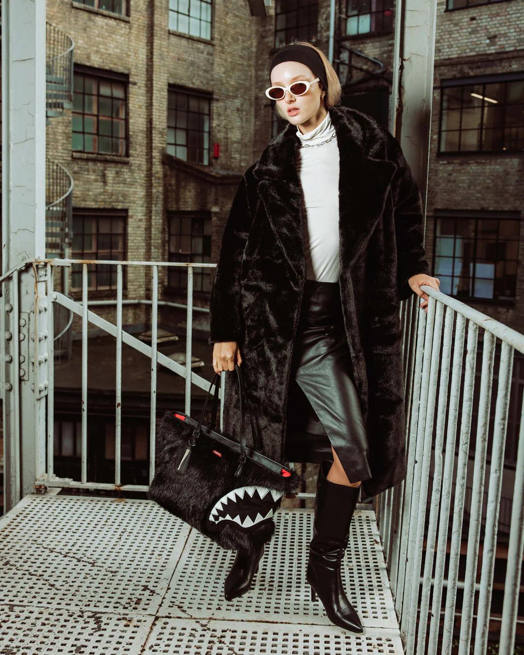 FURZILLA SHARK (NIGHT) TOTE | Sprayground Recommended