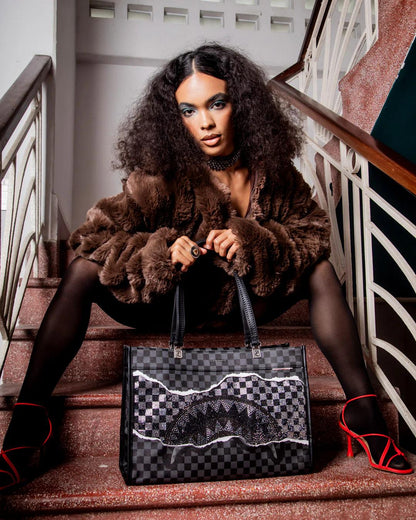 DIAMOND HEIST TORTUGA TOTE | Sprayground Essential