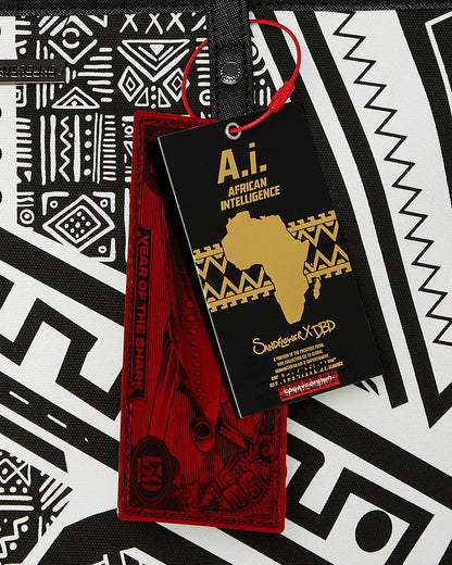 A.I. AFRICAN INTELLIGENCE THE SKYHAWK WING TOTE - SANDFLOWER COLLAB | Sprayground Essential