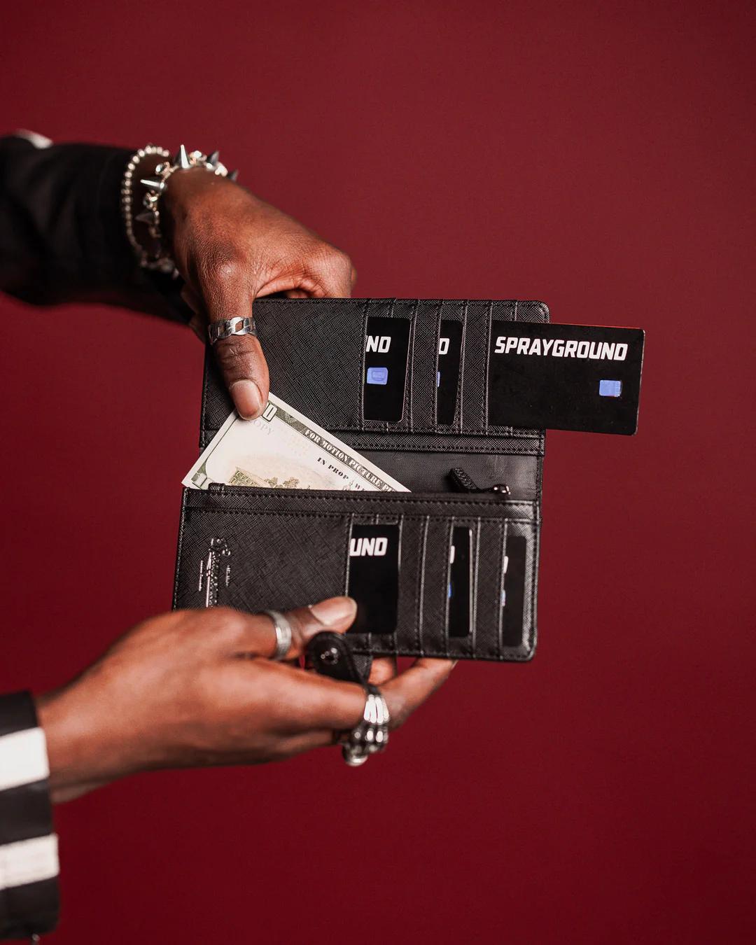 MIDNIGHT CHATEAU SINGLE-FOLD WALLET | Sprayground New