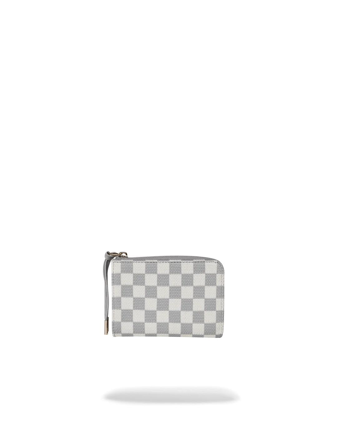 KNIT SHARKS IN PARIS IN CREAM WALLET | Sprayground Featured