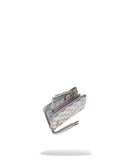 KNIT SHARKS IN PARIS IN CREAM WALLET | Sprayground Featured
