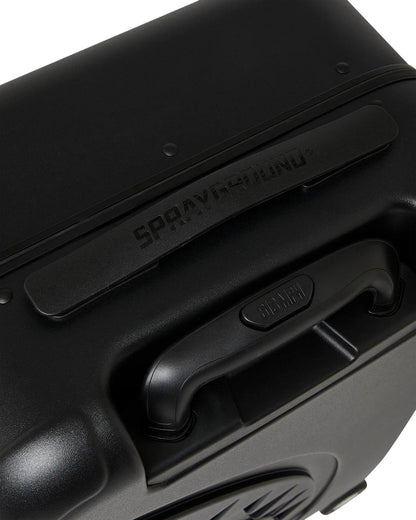 THE JOURNEY BEGINS SHARKITECTURE CARRY-ON LUGGAGE BLACK WITH EXTRA STI | Sprayground Essential
