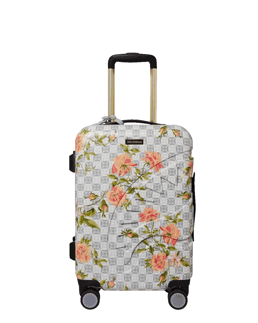 A.I. AFRICAN INTELLIGENCE ELEGANT ENERGY SHARKITECTURE CARRY-ON LUGGAG | Sprayground Featured
