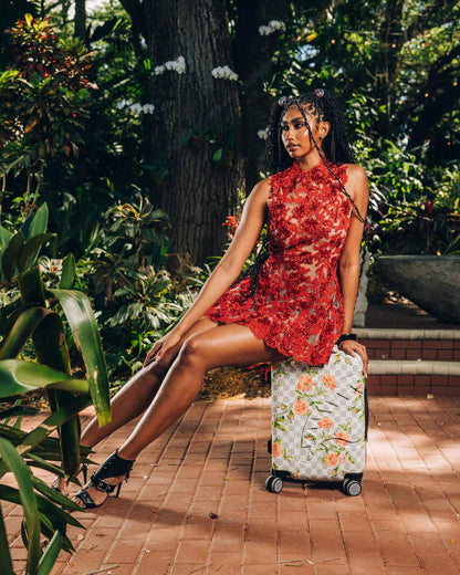 A.I. AFRICAN INTELLIGENCE ELEGANT ENERGY SHARKITECTURE CARRY-ON LUGGAG | Sprayground Featured