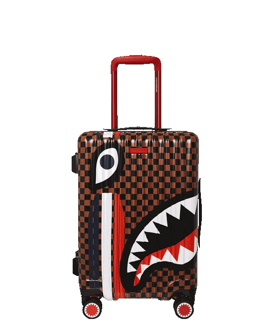 SHARKS IN PARIS GT HARD SHELL CARRY-ON LUGGAGE | Sprayground Best Seller