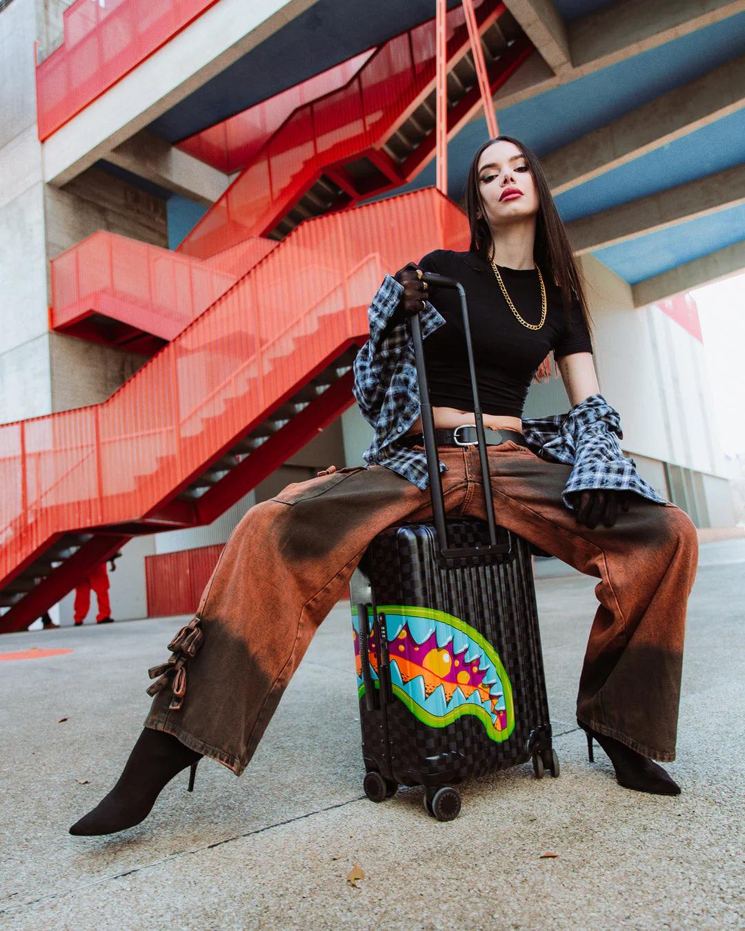 SLIME TAKEOVER HARD SHELL CARRY-ON LUGGAGE | Sprayground Signature