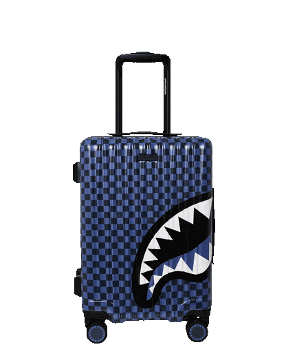 MIDNIGHT MAGIC SHARKS IN PARIS HARD SHELL CARRY-ON LUGGAGE | Sprayground Essential