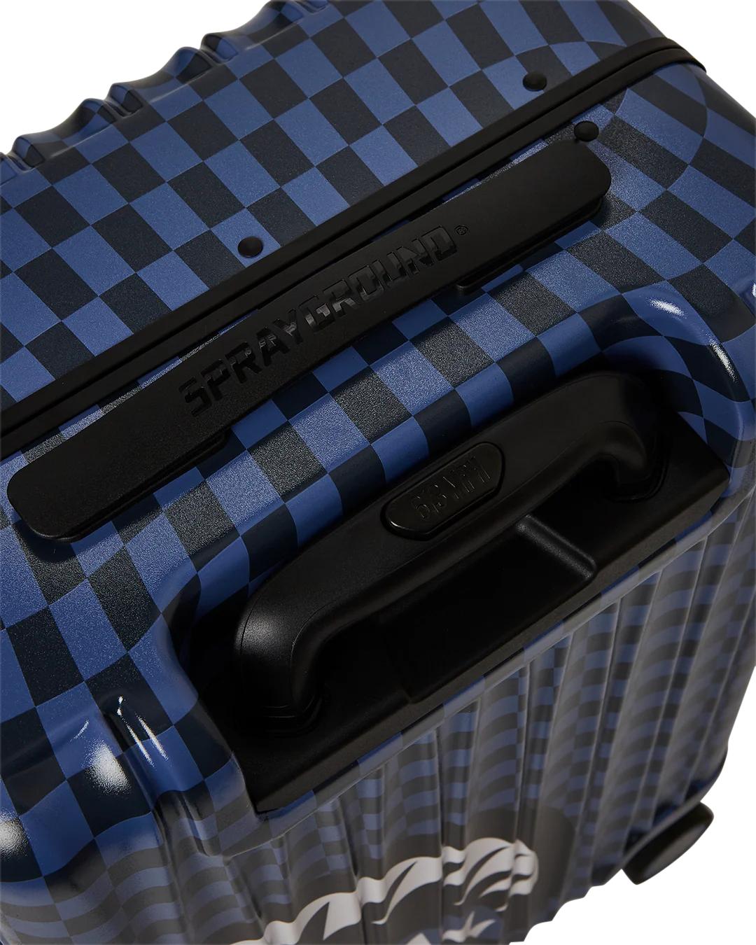 MIDNIGHT MAGIC SHARKS IN PARIS HARD SHELL CARRY-ON LUGGAGE | Sprayground Essential