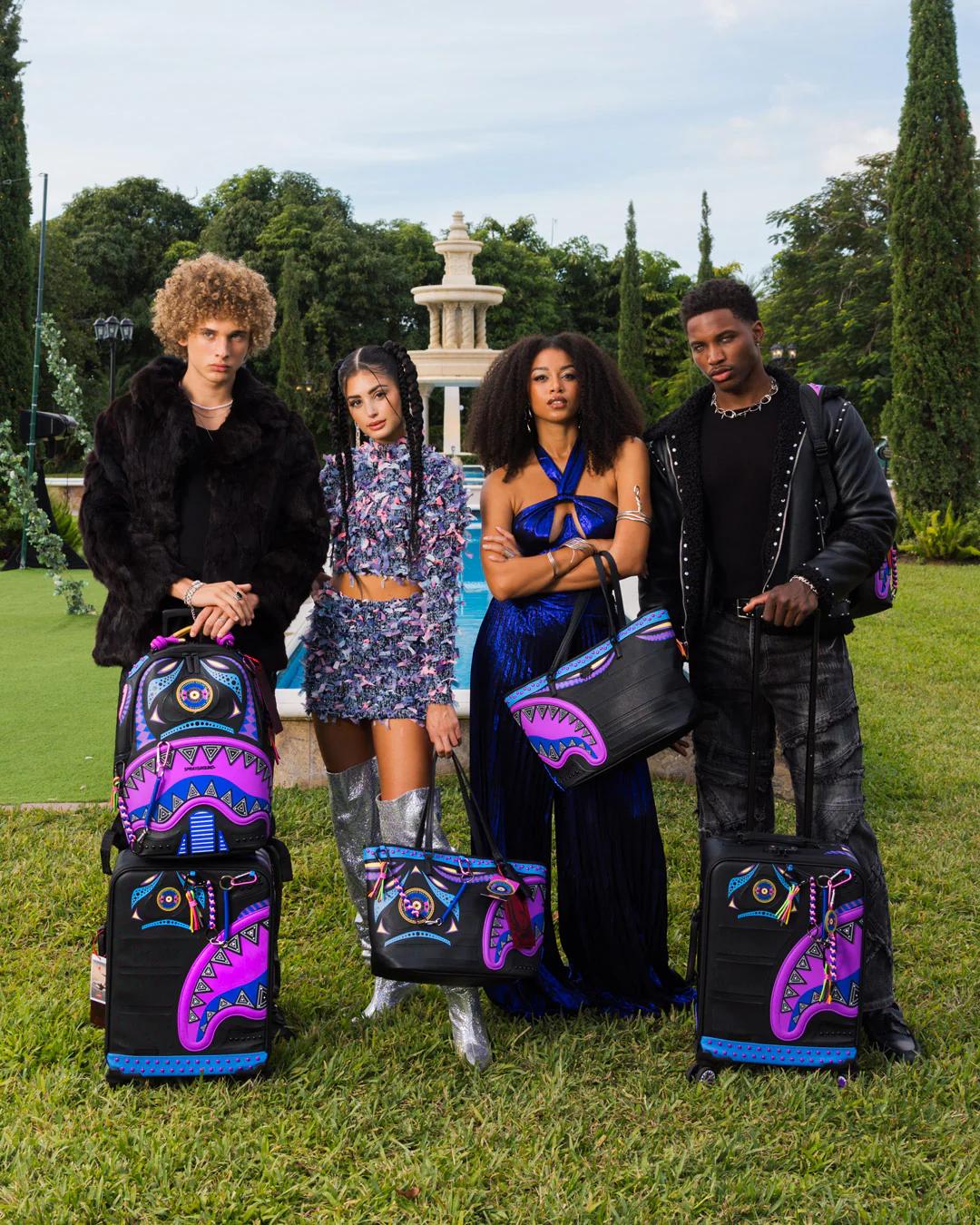 A.I. BROOKLYN & BEYOND - SANDFLOWER COLLAB IMPERIAL CARRY-ON LUGGAGE | Sprayground Latest