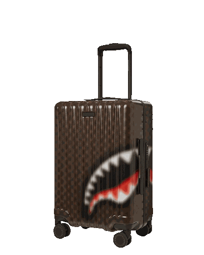 SHARKS IN PARIS BLUR EFFECT CARRY-ON LUGGAGE | Sprayground New