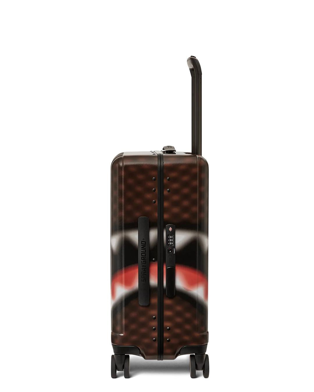SHARKS IN PARIS BLUR EFFECT CARRY-ON LUGGAGE | Sprayground New