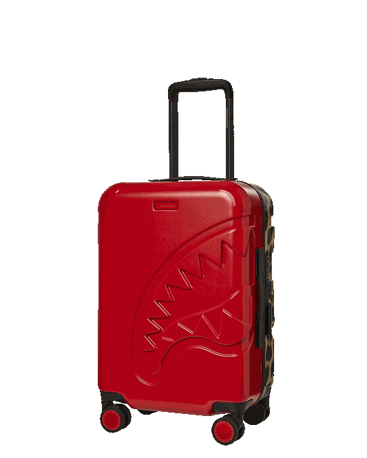 SHARK MILES PER HOUR SHARKITECTURE CARRY-ON LUGGAGE | Sprayground Featured