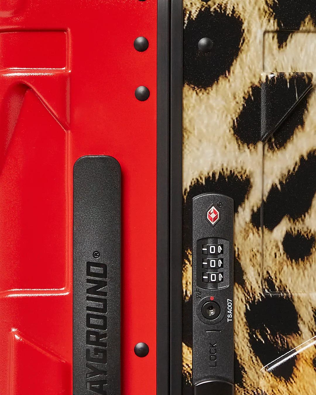 SHARK MILES PER HOUR SHARKITECTURE CARRY-ON LUGGAGE | Sprayground Featured
