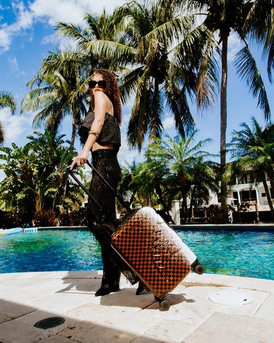 SPRAYSHARKS WORLDWIDE SHARKITECTURE CARRY-ON LUGGAGE | Sprayground Best Seller
