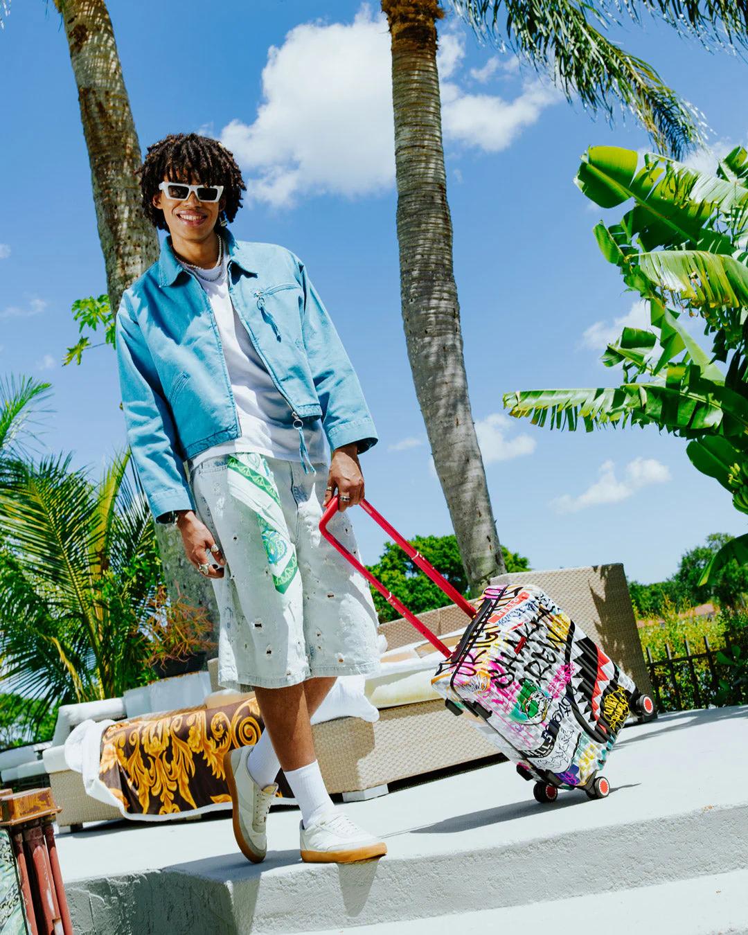 CREATE ANOTHER DAY SHARKNAUTICS HARDSHELL CARRY-ON LUGGAGE | Sprayground Classic