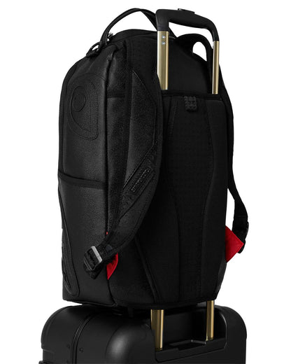 REALITY CHECK SHARKITECTURE CARRY-ON JETBLACK LUGGAGE (GOLD HARDWARE) | Sprayground Everyday