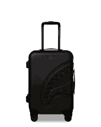 REALITY CHECK SHARKITECTURE CARRY-ON JETBLACK LUGGAGE (GUNMETAL HARDWA | Sprayground Value