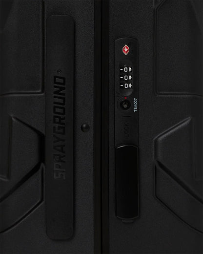 REALITY CHECK SHARKITECTURE CARRY-ON JETBLACK LUGGAGE (GUNMETAL HARDWA | Sprayground Value