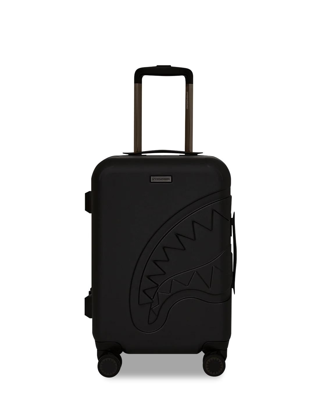 REALITY CHECK SHARKITECTURE CARRY-ON JETBLACK LUGGAGE (GUNMETAL HARDWA | Sprayground Value