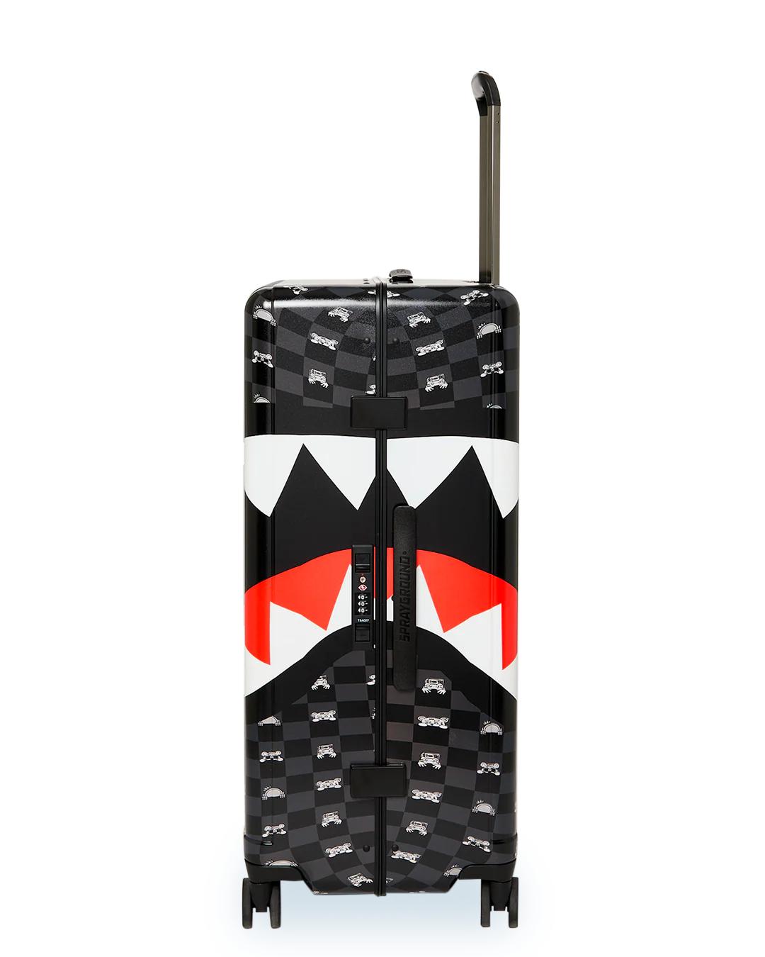 SHARK MOB HIDEOUT FULL-SIZE LUGGAGE | Sprayground Latest