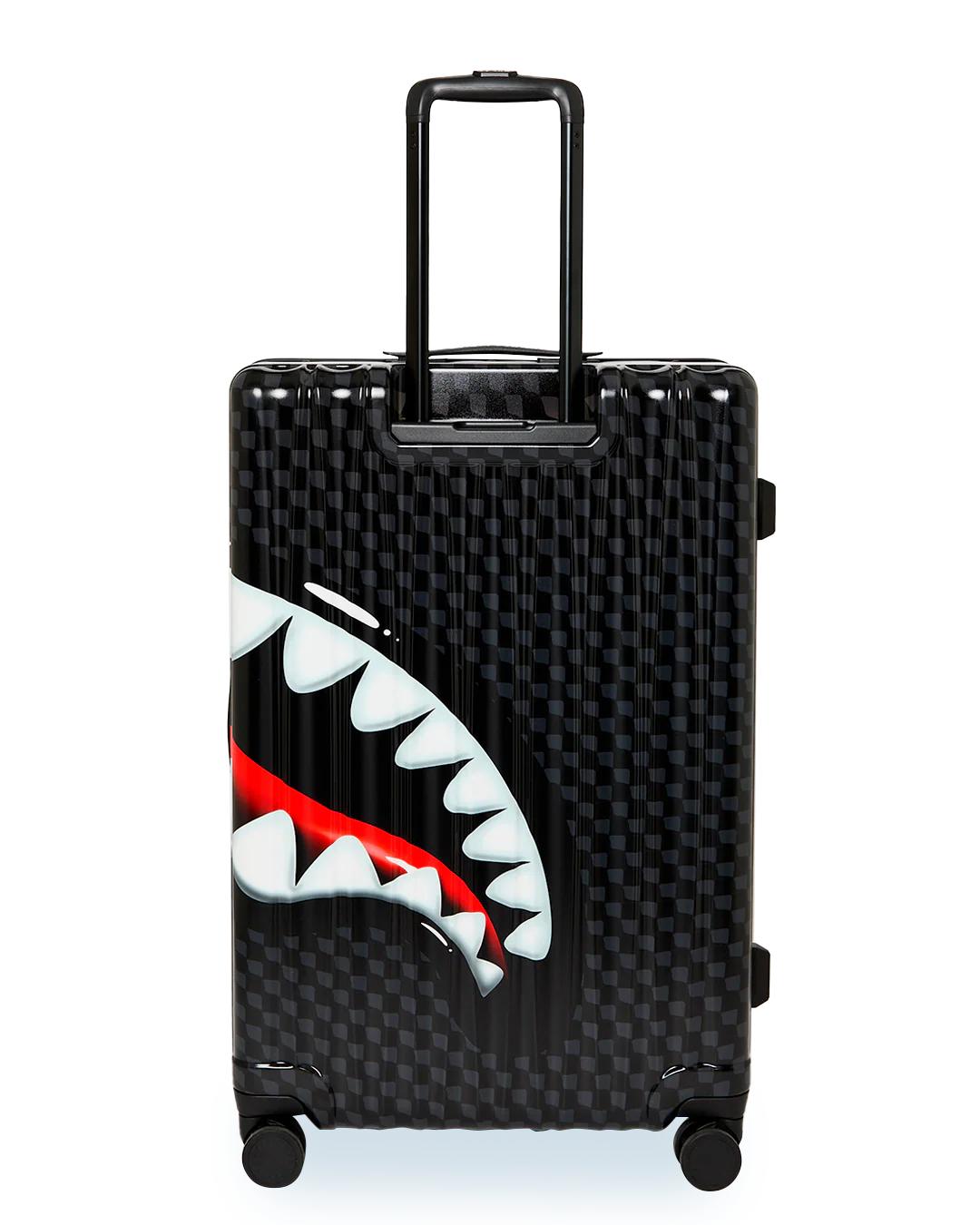 SHARKS IN PARIS HYPER PUFF FULL-SIZE LUGGAGE | Sprayground New