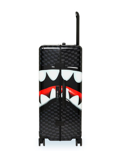 SHARKS IN PARIS HYPER PUFF FULL-SIZE LUGGAGE | Sprayground New
