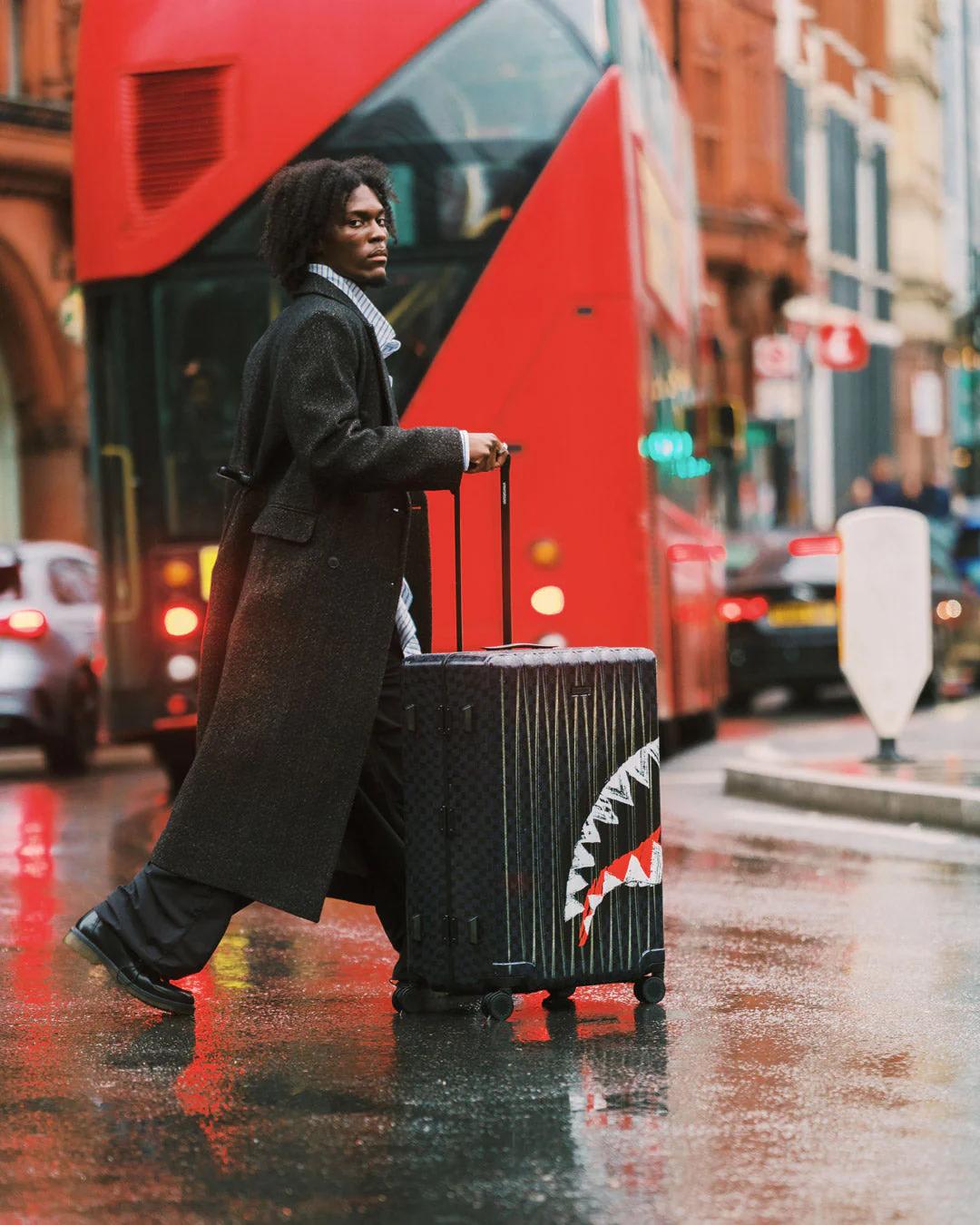 MIDNIGHT SHADOW FULL-SIZE LUGGAGE | Sprayground Trending