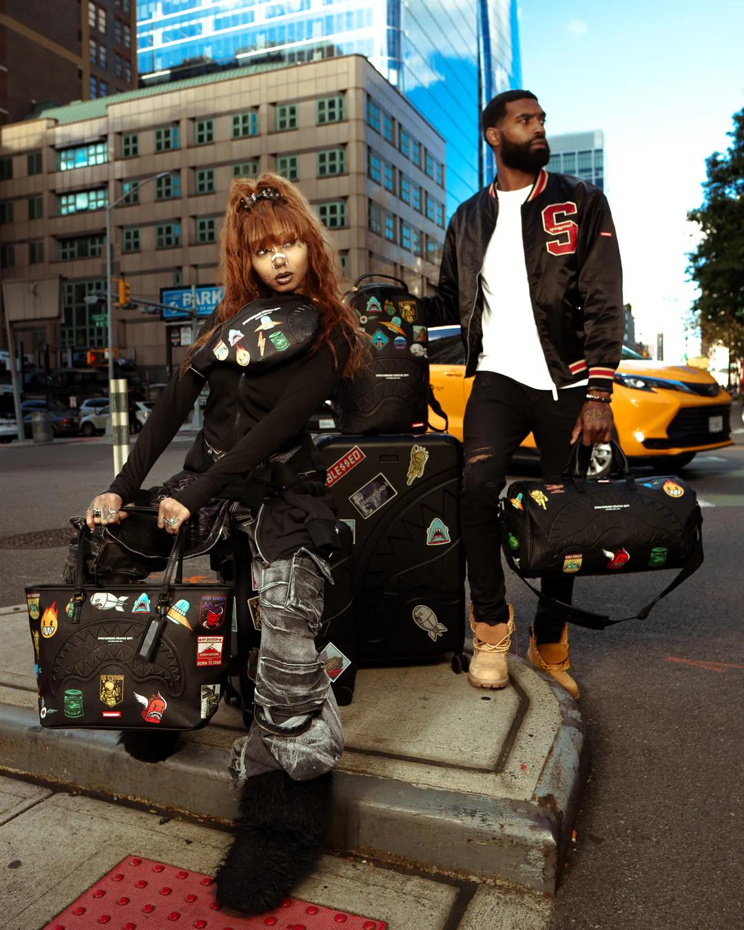 THE JOURNEY BEGINS SHARKITECTURE FULL-SIZE LUGGAGE | Sprayground Best Seller