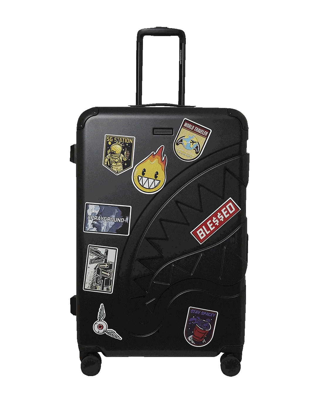 THE JOURNEY BEGINS SHARKITECTURE FULL-SIZE LUGGAGE | Sprayground Best Seller