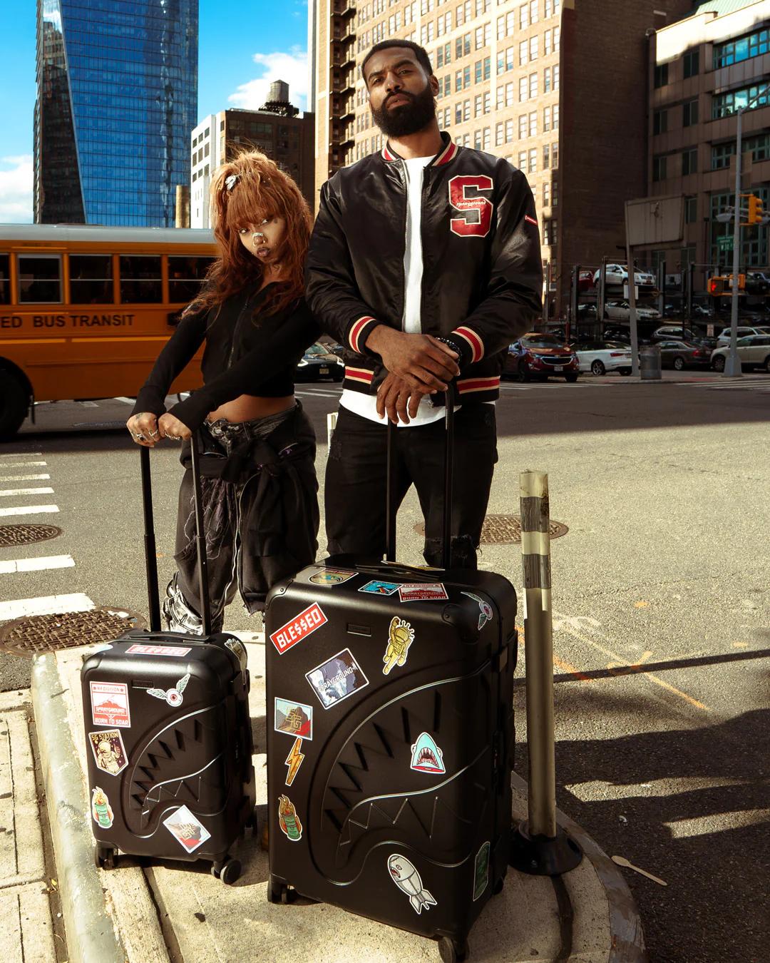 THE JOURNEY BEGINS SHARKITECTURE FULL-SIZE LUGGAGE | Sprayground Best Seller