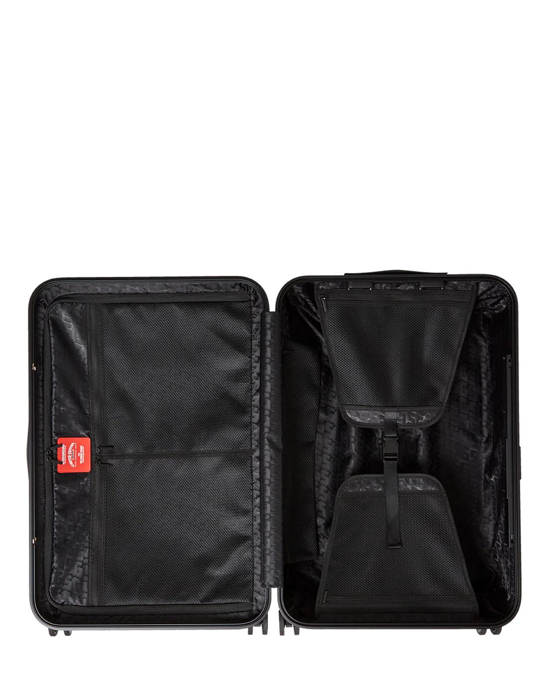 NIGHTSHARKS WORLDWIDE SHARKITECTURE FULL SIZE LUGGAGE | Sprayground Everyday