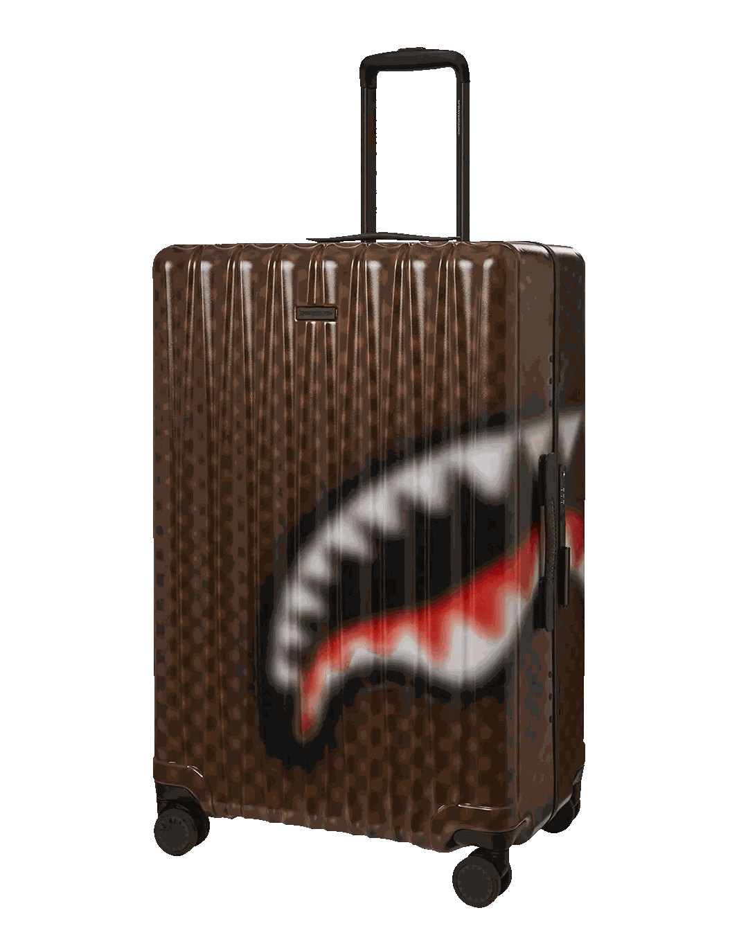 SHARKS IN PARIS BLUR EFFECT FULL SIZE LUGGAGE | Sprayground Value