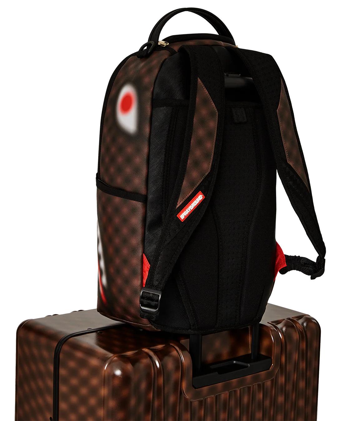 SHARKS IN PARIS BLUR EFFECT FULL SIZE LUGGAGE | Sprayground Value