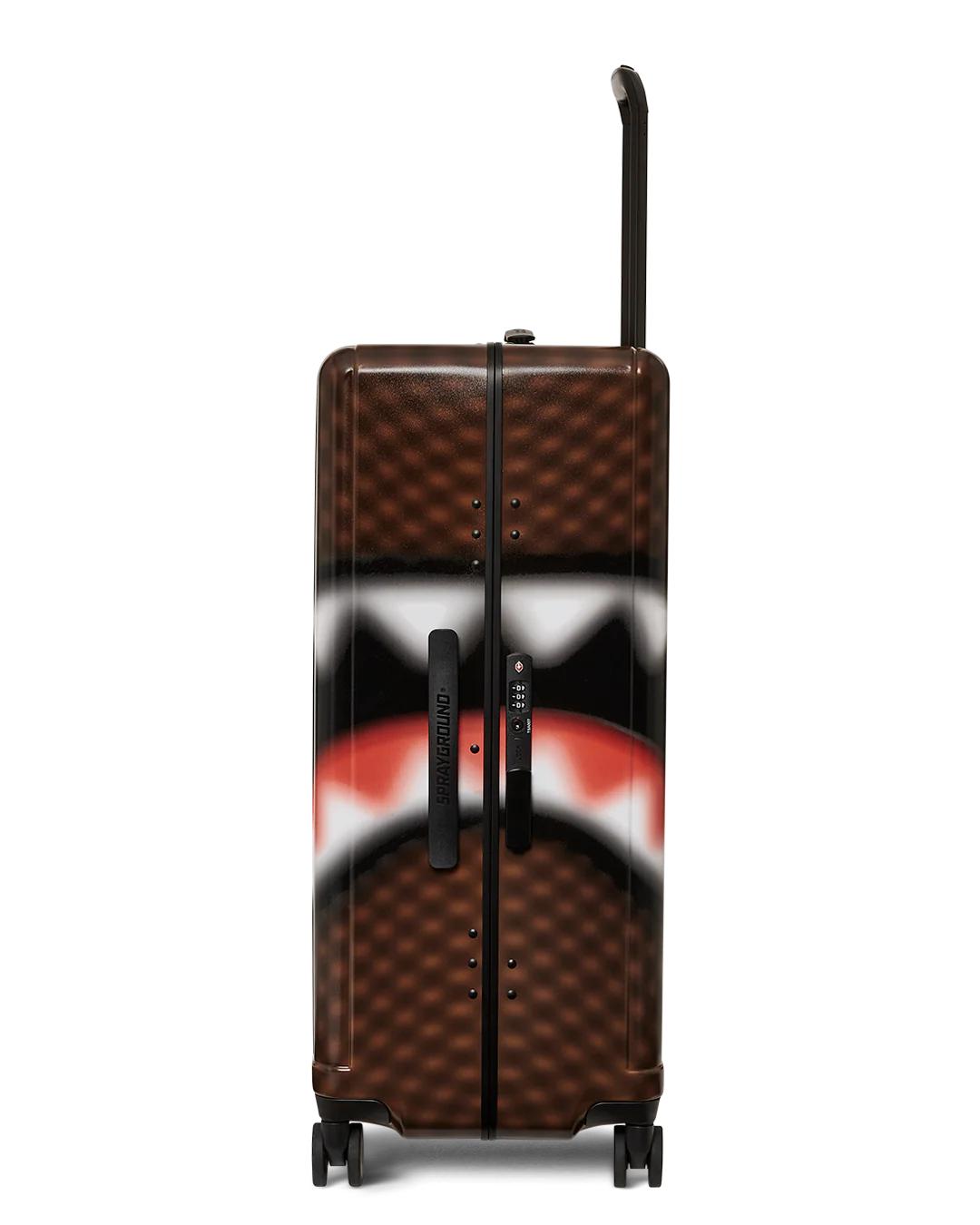 SHARKS IN PARIS BLUR EFFECT FULL SIZE LUGGAGE | Sprayground Value